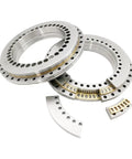Beefy Pro Grade Turntable Bearing Machine Tool With Needle Bearings ERTS200 ERTS260 S shown in stainless steel close-up