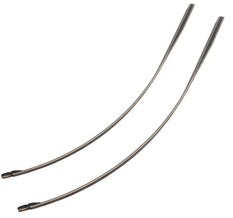 60 Inch BlackHunter L Takedown Long Bow Replacement Limbs For Right Or Left Hand, shown in curved profile, no hardware included