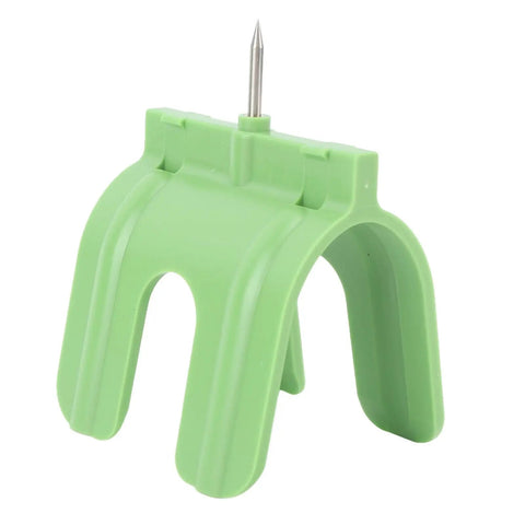 Top Tier 5-Piece Drywall Marking Tool Set For Electricians And DIY Pros To Nail Electrical Outlet Positions Fast With Clean Cuts And Zero Guesswork On Wall Layout Projects - Green ABS marking tool with sharp marker.