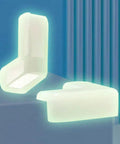 Glow In The Dark L Shaped PVC Furniture Corner Guards Edges Bumpers For Beds Tables Desks Easy Install No Tools Babyproof Nighttime