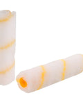No Sweat Replacement Paint Roller Sleeve Covers for silky smooth interior wall coatings, two pack, synthetic mesh material.