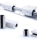 Rock Solid SBR10 Sliding Block Linear Bearing Kit With 32mm ID, 36mm OD, 33mm Length in aluminum alloy on linear rail guide
