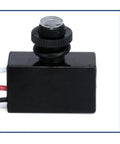 Close-up of Dusk To Dawn Photoelectric Sensor Switch For Outdoor Lighting, Flush Mount Photocell 120-277V, Auto On Auto Off, 2 Pack