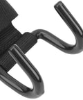Pair Of Pro Steel Weight Lifting Hooks For Deadlifts And Shrugs With Neoprene Wrist Straps Deoxidized Steel Build Designed For Powerlifting