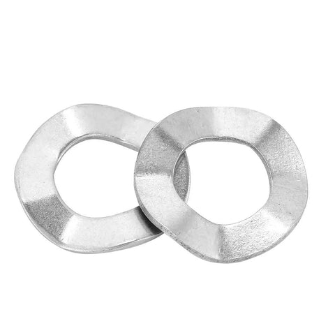 Stainless Steel Wave Spring Washers, Pack Of Ten Curved Lock Plates For Bolts And Electrical Connections, Heavy Duty Anti Vibration Shims That Stay Put And Keep Your Rig Tight As A Drum Under Constant Stress