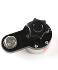Heavy Duty 200A Magnetic Welding Ground Clamp With Switchoff Adjustable Rare Earth Magnet showing adjustable knob and bolt connector.