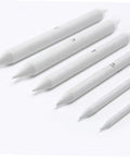 Two Piece Set Of Pro Drawing Stumps For Sketching And Blending, Paper Stumps For Graphite And Pastel, various sizes displayed