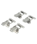 Bombproof Heavy Duty Toggle Draw Latch Set for Cabinets Boxes Trunks and Guitar Gear 4 Pack 304 Stainless Steel Closure