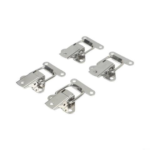 Bombproof Heavy Duty Toggle Draw Latch Set for Cabinets Boxes Trunks and Guitar Gear 4 Pack 304 Stainless Steel Closure