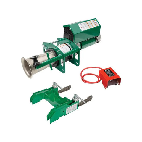 Heavy Duty Greenlee GX10 10k Tugger With Chain Mount offers dual speed motor, chain mount, and control unit for cable pulling.