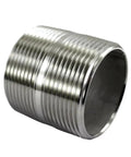 Close Nipple 1-1/2 Inch Male NPT 304 Stainless Steel Pipe Fitting Pack Of 10 For Plumbing, Corrosion-Resistant And Durable, Built To Last In Humidity And Salt Air, Handles Chemicals, Great For Water Systems. close nipple 1-1/2 inch male NPT 304 stainless steel fitting
