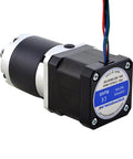 Nema 17 Stepper Motor With 39mm Housing And 100 To 1 MG Series Planetary Gearbox 50 Arcmin Backlash Rock Solid Torque Low Noise