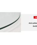Tempered Glass Lazy Susan With Swivel Assist System 100cm edge detail with anti-collision feature