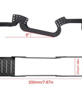 Carbon Fiber RC Car Chassis Frame For 1 18th Scale Crawler Upgrade With Low Center Of Gravity LCG Girder Body dimensions