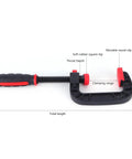G Clamp Woodworking Tool With Quick Adjustable Movable Jaw For DIY Woodworking And Carpentry Projects 2 Inch Opening 50mm Soft Grip Holding Clamp, side view