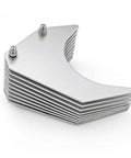 Straight-Up Heavy Duty Pushing Block For Commercial Tomato Slicer Three Sixteenths Replacement Mandrel Dishwasher Safe Silver