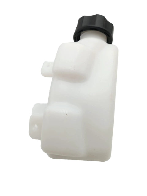 White plastic fuel tank assembly replacement for a range of lawn gear from MTD Craftsman Troy-Bilt Cub Cadet Replaces 753-06921
