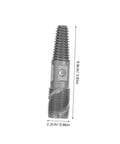 Dual Head Water Pipe Extractor And Broken Screw Remover Tool for Stripped Screws Valves and Bolts, stainless steel, 9.8cm length