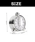 60 Minute Mechanical Kitchen Timer With Loud Alarm No Batteries Needed Visual Countdown Timer For Easy Kitchen Management And Precise Timing Perfect For Meal Prep And Quick Bake Sessions 1 Pack, silver timer dimensions