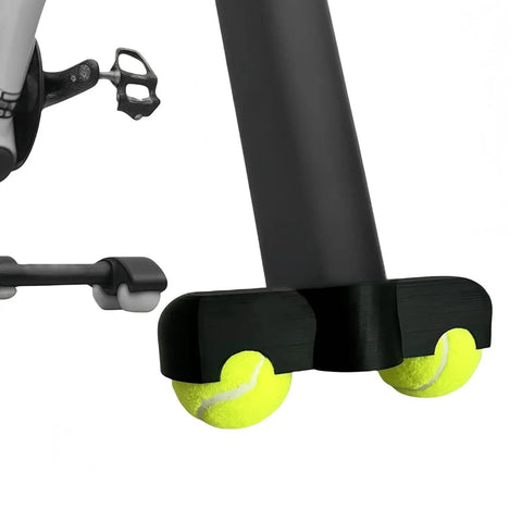 Indoor Bike Training Floor Mat With Shock Absorption Cushioning to Dampen Vibrations and Protect Floors for Home Gyms