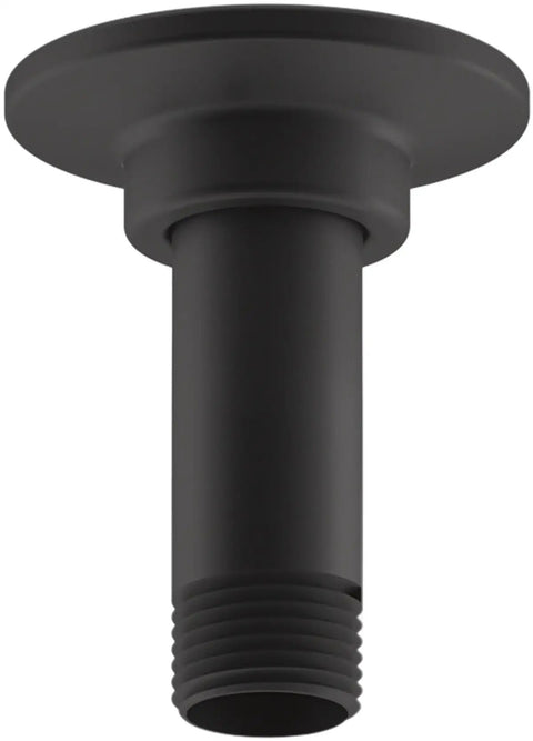 3 Inch Ceiling Mount Rainhead Arm And Flange With 1/2 Inch NPT Connection Brass Construction Heavy Duty Corrosion Resistant Finish