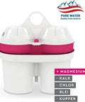 Magnesium Gourmet Water Filter Cartridges Pack of 4 for Mineralized Drinking Water with aroma and flavor carrier