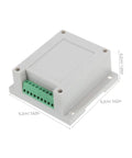 55A Compact ABS Electrical Distribution Enclosure For Control Panels Weatherproof Box with green terminal block