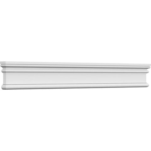 Crosshead Molding Bedford Style, Factory Primed Polyurethane for exterior or interior use, lightweight and durable