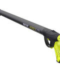 Asso S R Pneumatic Speargun With Regulator For Underwater Fishing And Anti Stress Rubber Handle, black shaft and yellow grip.