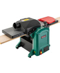 12 Inch Combo Planer Jointer With Helical Cutterhead 1.5 Hp Motor showing flat wood surface and robust design for woodworking.