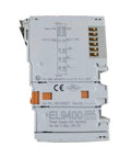 Rock Solid Digital And Analog I O Module For Industrial Automation With Reliable Data Transmission For PLC And Fieldbus, Plug And Play DIN Rail Mounted, Flexible Modular I O Terminal For Easy Configuration And Maintenance, gray DIN-rail module