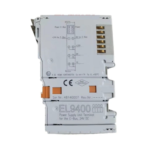Rock Solid Digital And Analog I O Module For Industrial Automation With Reliable Data Transmission For PLC And Fieldbus, Plug And Play DIN Rail Mounted, Flexible Modular I O Terminal For Easy Configuration And Maintenance, gray DIN-rail module