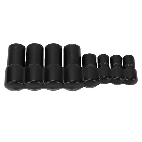 Get That 8-Piece Tap Socket Set Just Right For 1/4 And 3/8 Inch Drive Adapter Tools With Storage Rack To Fix Threads Like A Boss On Hard To Reach Spots Perfect Alloy Kit 8-piece alloy steel tap sockets