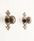 Vintage Brass Cabinet Pulls 8 Piece Set For Drawer Wardrobe Door Cupboard With Retro Vibe Antique Style Handles Single Hole Champagne Bronze Finish