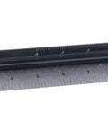 Heavy Duty 3/4 Inch Boring Bar With 10 Inch Overall Length For CNC And Manual Lathes resting on ruler