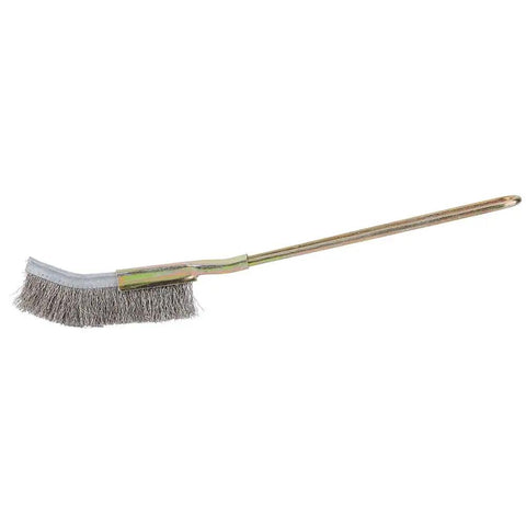 Ergonomic Bonsai Brush With Curved Or Straight Head Pipe Bend Pro Grade Rustproof Steel Garden Tool For All Skill Levels Non Toxic Finish Easy Grip Handle Essential Cleaning And Shaping Tool For Bonsai Enthusiasts And Beginners, curved head