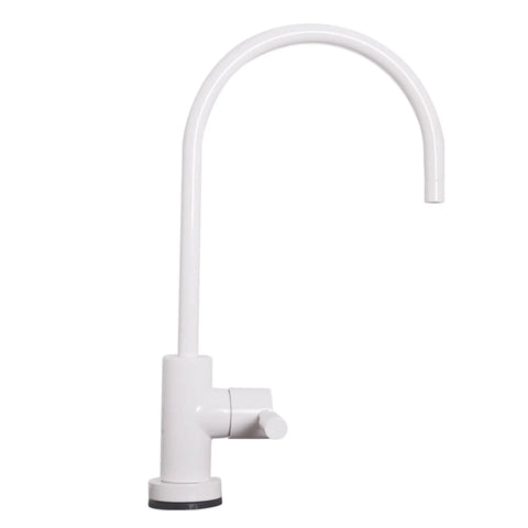 Contemporary Cold Water Dispenser Faucet With 11 Inch Tall Body, 5.75 Inch Gooseneck Reach, Single Lever Handle, Solid Brass Construction