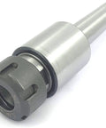 Pro Grade ER Collet Revolving Live Center For Lathes With MT3 Shank And ER25 Head, Double Bearings visible side view