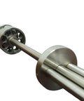 Heavy Duty Industrial Grade Donut Plunger Replacement Part For Krinkle And Mochi Bakery Machines Built Like A Tank For Bustling Commercial Kitchens Knock It Out Of The Park Every Shift close-up view of silver alloy plunger with multiple holes.