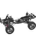 Metal Chassis Frame Upgrade Kit For One Twelfth Scale Racing Cars, Fits MN128 MN86 G500, Durable Alloy Frame, Easy Install, Black