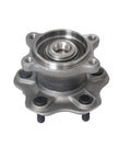 Front view of Beefed-Up Rear Wheel Hub And Bearing Assembly Set For Nissan Maxima 2002-2008, Altima 2002-2006, Quest 2004-2009, 5 Lug 4 Bolt Flange