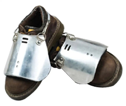 Unisex Aluminum Metatarsal Guard Overshoe with Steel Toe Protection, Foot Guards for Work, Universal Size, Lightweight
