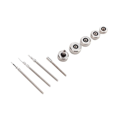 Pro Watch Spring Bar Replacement Kit With Stainless Steel Pins for repair, showing various spring bars and tools.
