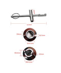 Dimensions of 6in1 Multi-Functional Valve Key Set For Water, Gas, Electricity Panels, Trains, Cabinets, Elevators And More