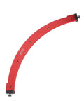 Heavy Duty Aluminum Alloy Router Jig For R250 Radius Rounded Edges, red curved template, precise corner cutting tool.
