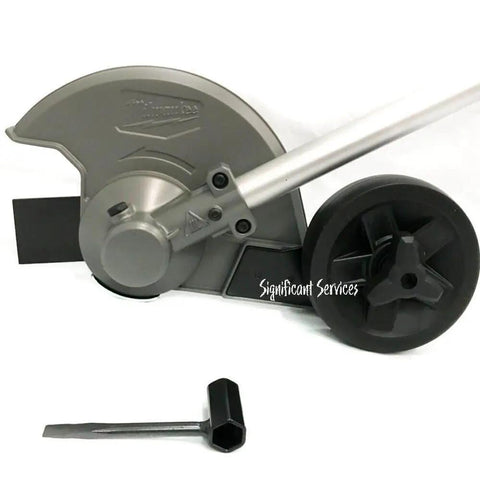 M18 Fuel Quik-Lok Edger Attachment for Lawn Care with brown finish