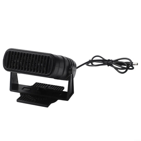 Rugged Portable Solar Heater For Dog Kennels Chicken Coops And Mini Greenhouses, compact black blower with adjustable vent.