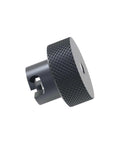 Aluminum Alloy Knob For Hydraulic Bottle Jack Valve Release Screw Compatible With Hydraulic Bottle Jacks And Mandrel Presses Three Eighths Inch Diameter Includes Set Screw And Allen Wrench Gray.