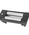 Heavy Duty Roller Fairlead 6000LB Load Capacity For Electric Winches Steel Cable Guide Off Road Recovery Gear Industrial Towing And Pulling Built To Withstand High Tension And Harsh Environments, black steel rollers