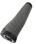 Dual Lockable Handlebar Bike Grips With 130mm And 90mm Lengths, 22.2mm Diameter Rubber End Grips, Soft TPR, Ergonomic Grooves